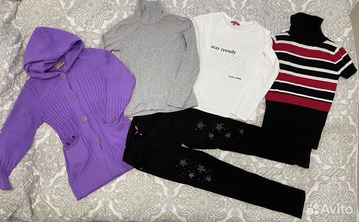 Вещи пакетом на девочку146-152см