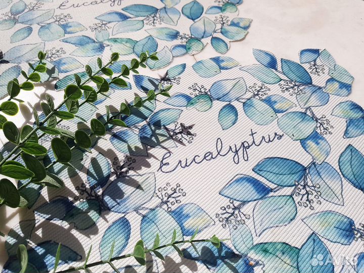 Салфетки на стол набор из 2х штук