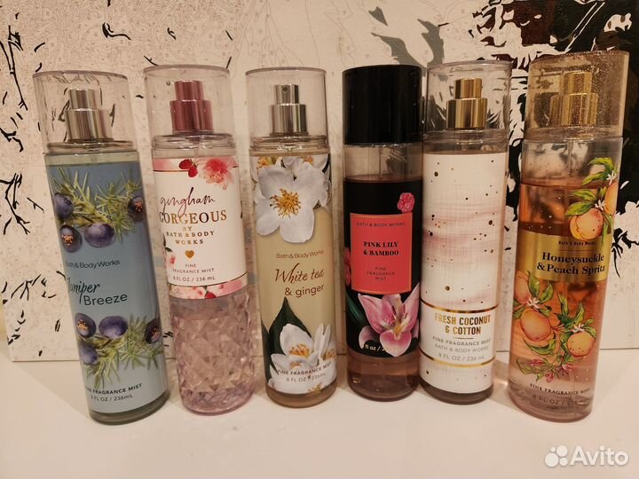 Мисты bath&body works