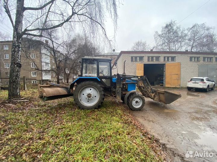 Продается мтз 82.1 с коммунальной щеткой