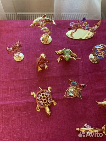 Фигурки с кристаллами сваровски