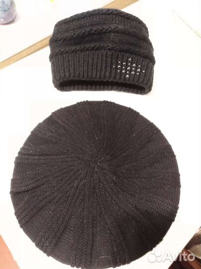 Берет женский чёрный