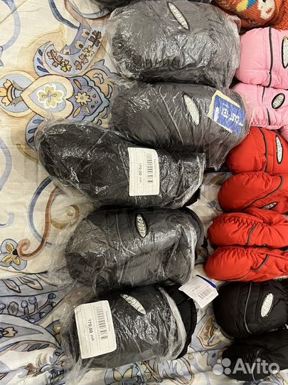 Варежки зимние детские