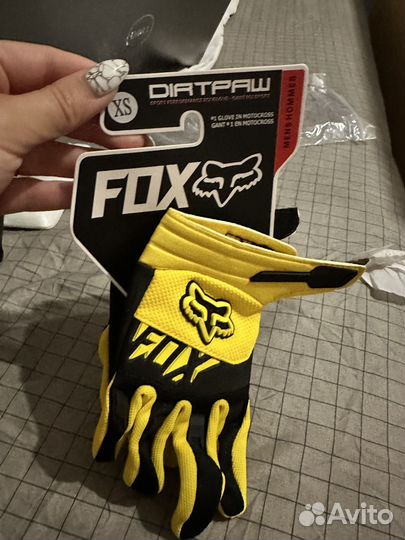 Мото перчатки FOX