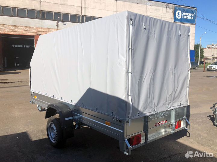 Прицеп оцинкованный 3.2х1.4 с тентом 