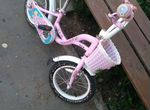 Велосипед для девочки с 4 лет 14 дюймов