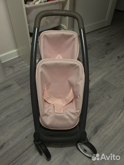 Коляска для двойни smoby (кукольная)