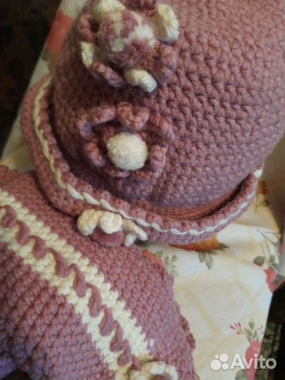 Комплект шапка и шарф