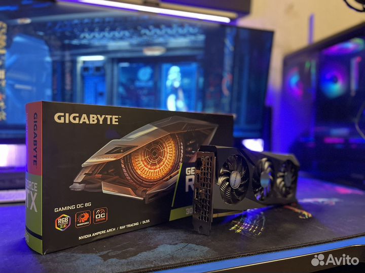 Видеокарта gigabyte GeForce RTX 3050 gaming