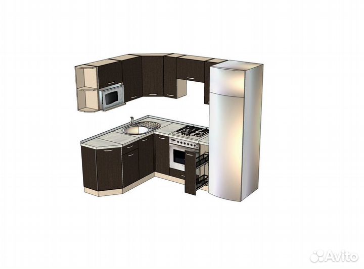 Кухня угловая