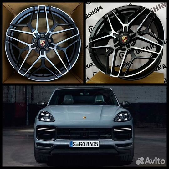 Комплект колес на porsche cayenne Порше Каен 3 R21
