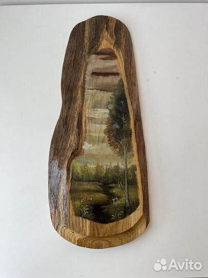 Картина маслом на дереве