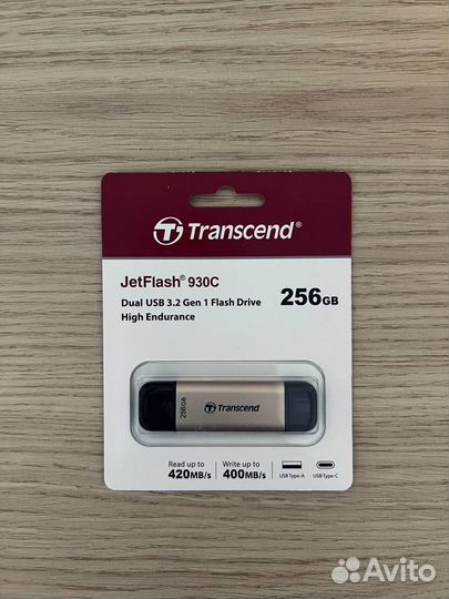 Накопитель USB Transcend JetFlash 930C 256Gb