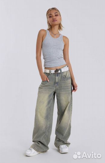 Джинсы Jaded London Light Wash Colossus Fit Jeans