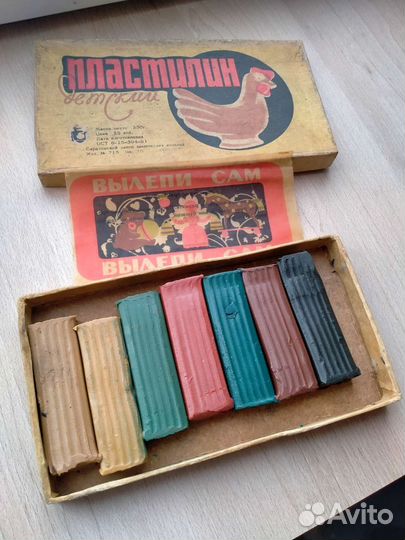 Пластилин СССР детский