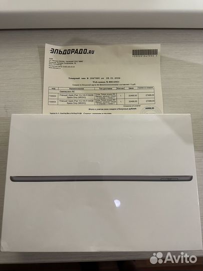 Планшет Apple iPad 9 gen 64 GB Silver