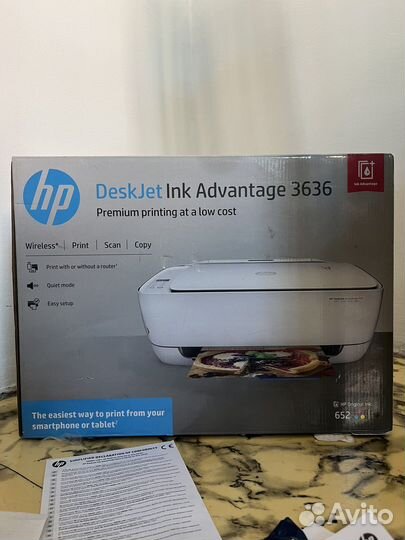 Принтер DeskJet Ink Advantage 3636