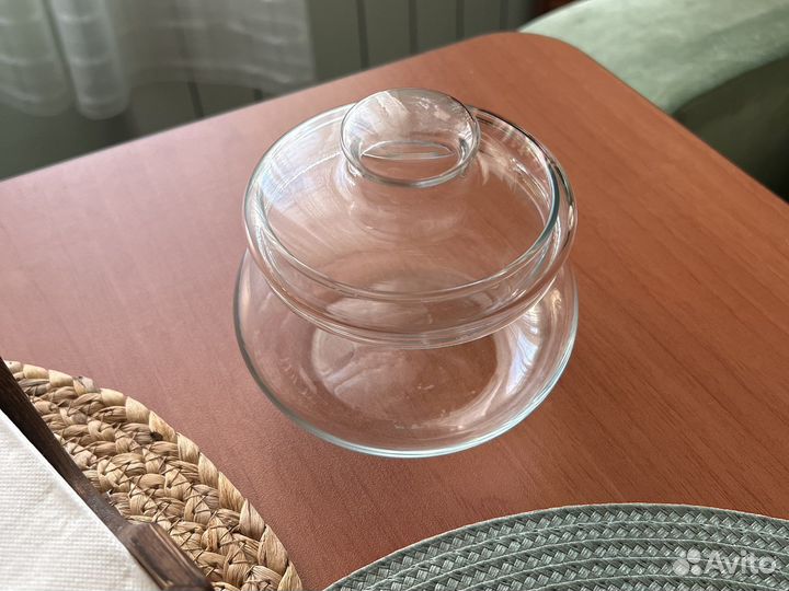 Сахарница стекло