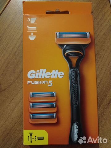 Оригинал Gillette с 4 кассетами подарочный набор