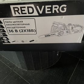 Новая аккумуляторная цепная пила redverg RD-C36BL