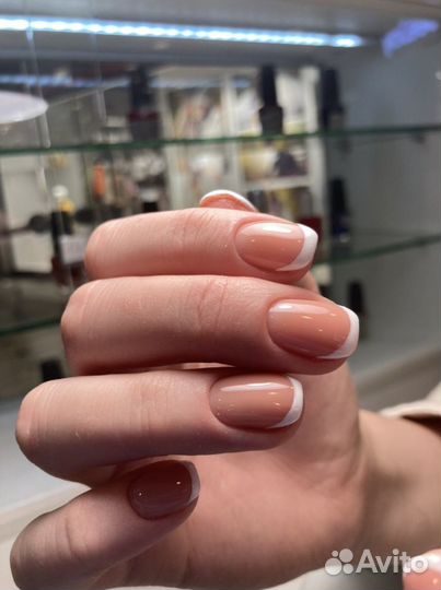 Маникюр+покрытие +укрепление