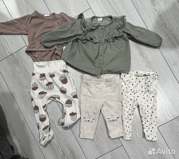 Вещи пакетом на девочку hm