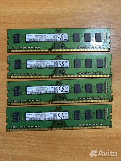 Оперативная память 8GB DDR3 1600MHz Samsung