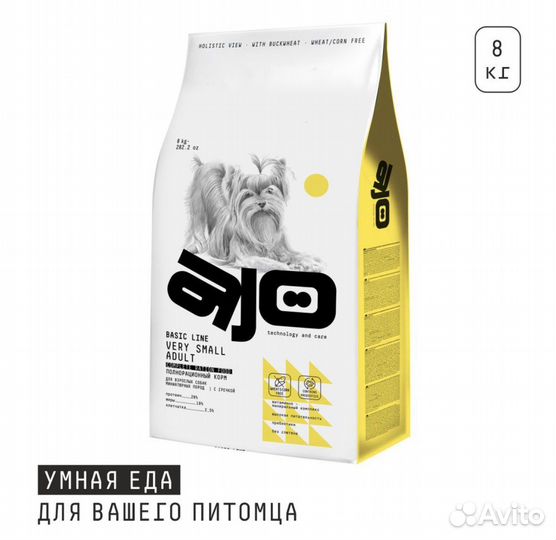 AJO Аджо Dog Very Small Adult корм для собак