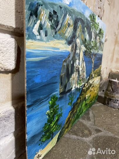 Картина маслом Байкал
