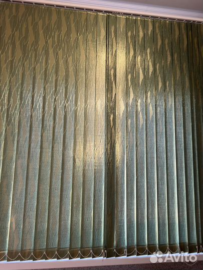 Жалюзи вертикальные тканевые б/у