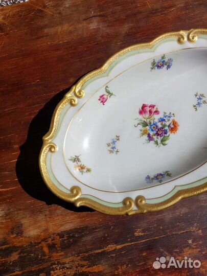 Блюдо из сервиза ильменау jlmenau