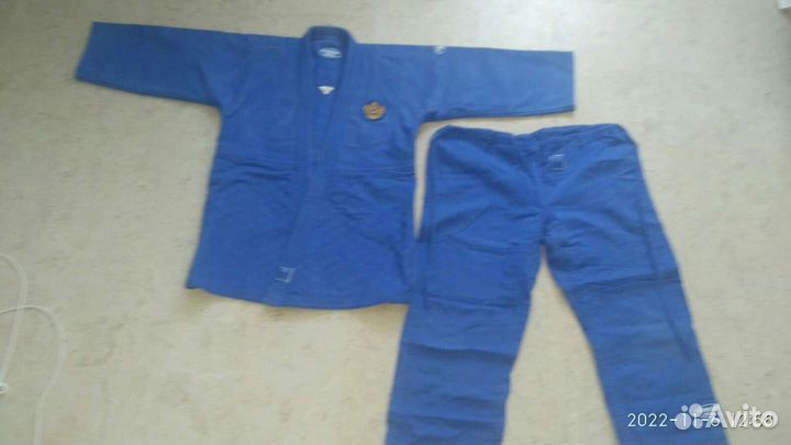 Дзюдоги, кимоно Лицензия Green Hill 6,5/195