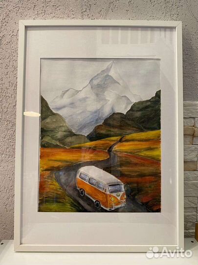 Картина акварель