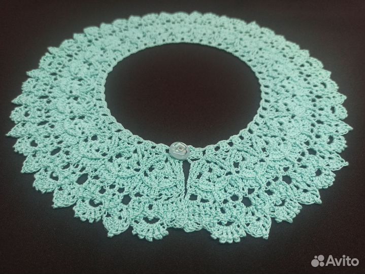 Воротник вязаный крючком