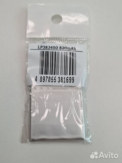 Аккумулятор ET LP383450 литий полимерный
