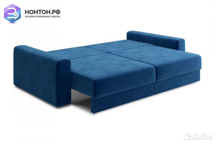 Диван тик-так Омега темно-синий