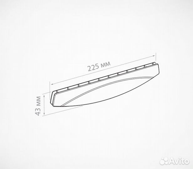 Держатель акрилового кармана ACR-holder 210