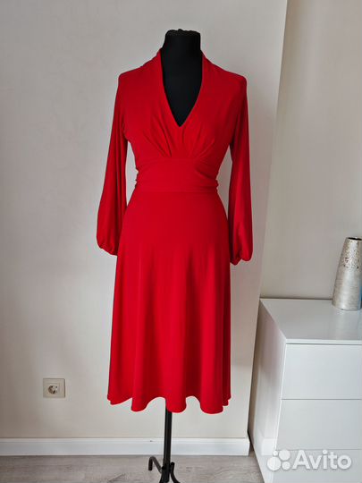 Victoria's secret платье красное 44