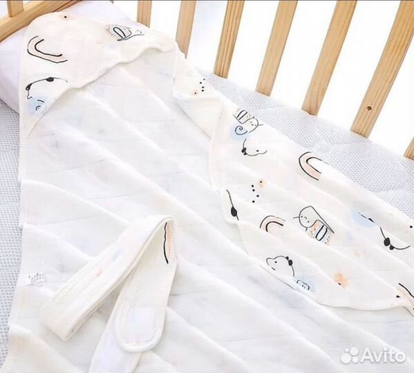 Детское одеяло конверт хлопок Премиум качества