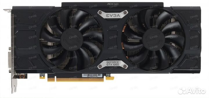Видеокарта evga GeForce GTX 1060 SSC gaming ACX 3