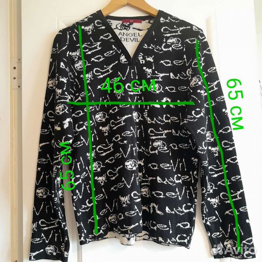 Свитер унисекс Angel Devil italy оригинал L в отл