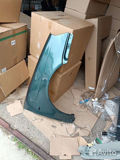 Крыло правое приора серо сине зеленый (Сочи) 360