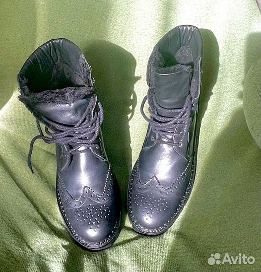 Massimo dutti зима кожа мех