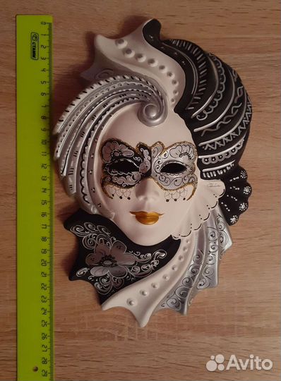 Венецианская настенная маска оригинал декор