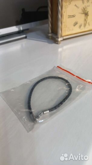 Браслет кожаный плетеный