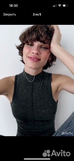 Боди водолазка Zara