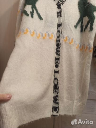 Женский кардиган с оленятами Loewe 46-48