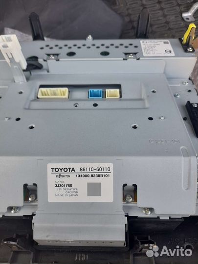 Штатная магнитола toyota ленд крузер 200