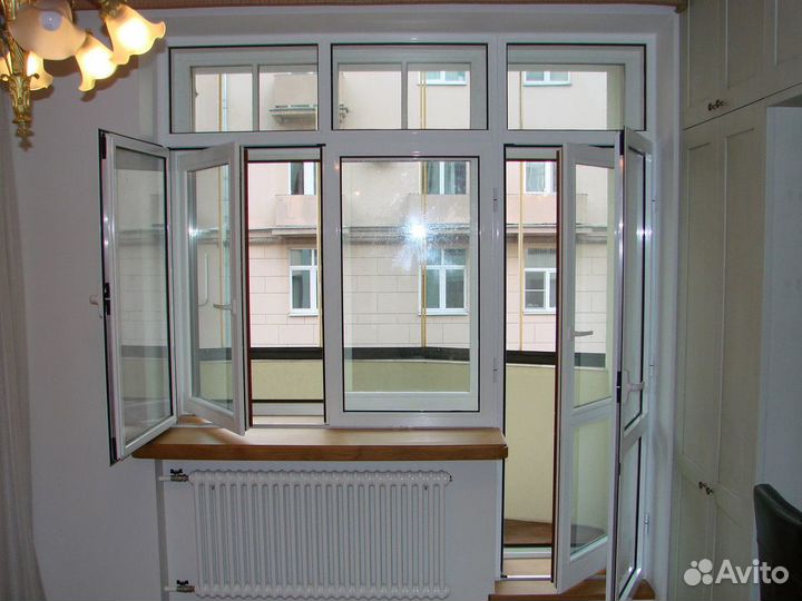 Балконный блок пластиковый