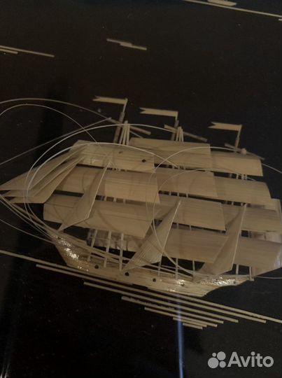 Панно-картина из соломы